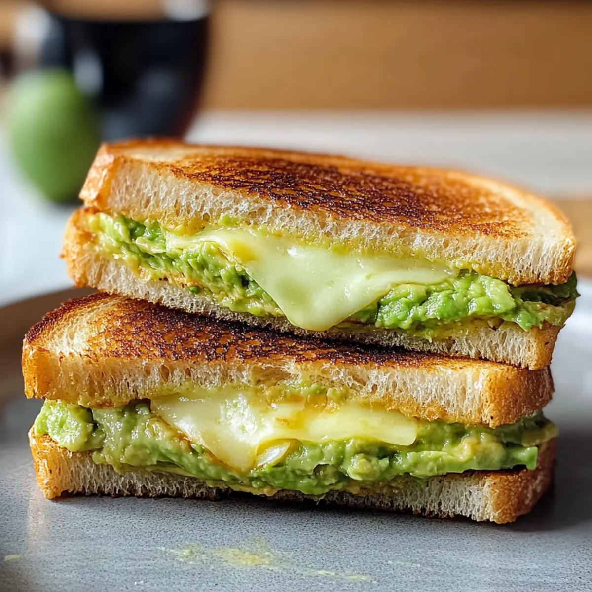 Avocado Grilled Cheese Avocado gegrillter Käse