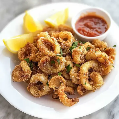 frittierte Tintenfische