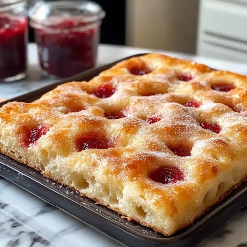 Marmelade Donut Focaccia