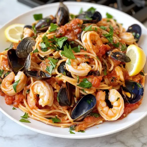 Meeresfrüchte Spaghetti