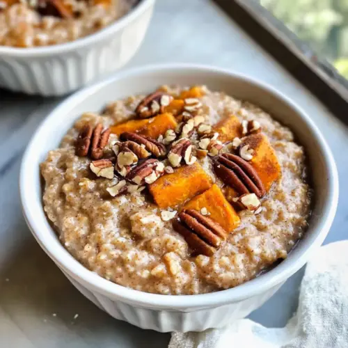 Süßkartoffel-Haferbrei
