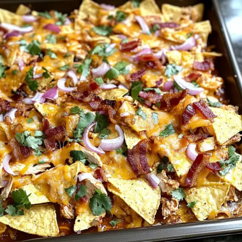 BBQ Hähnchen Nachos