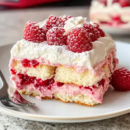 Weiße Schokolade Himbeere