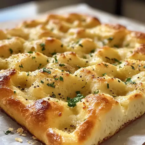 Knoblauchbutter-Focaccia