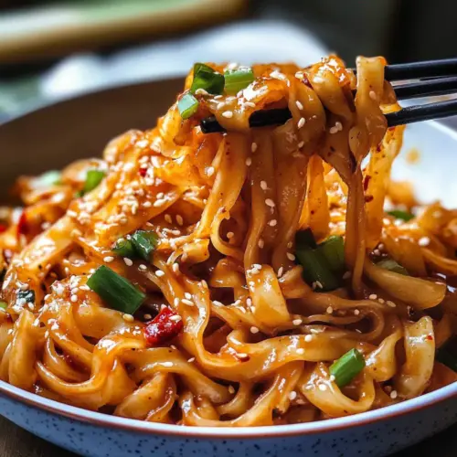 Knoblauch Chili Nudeln