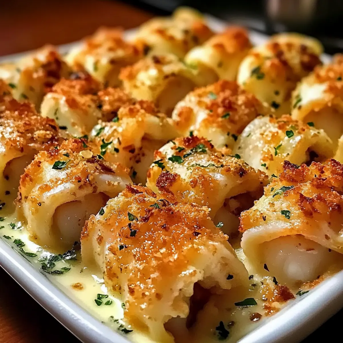 Knoblauch Parmesan Garnelen