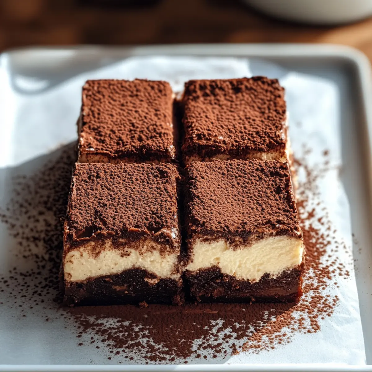 Glutenfreie Tiramisu-Brownies