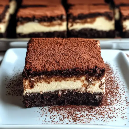Glutenfreie Tiramisu Brownies