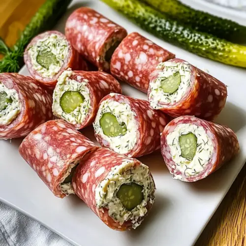 Keto Salami Roll-Ups