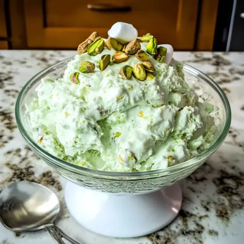 Pistazien-Ananas-Schaum