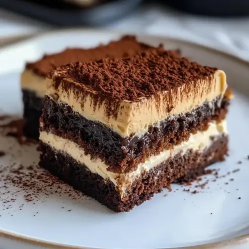 Tiramisu Brownies