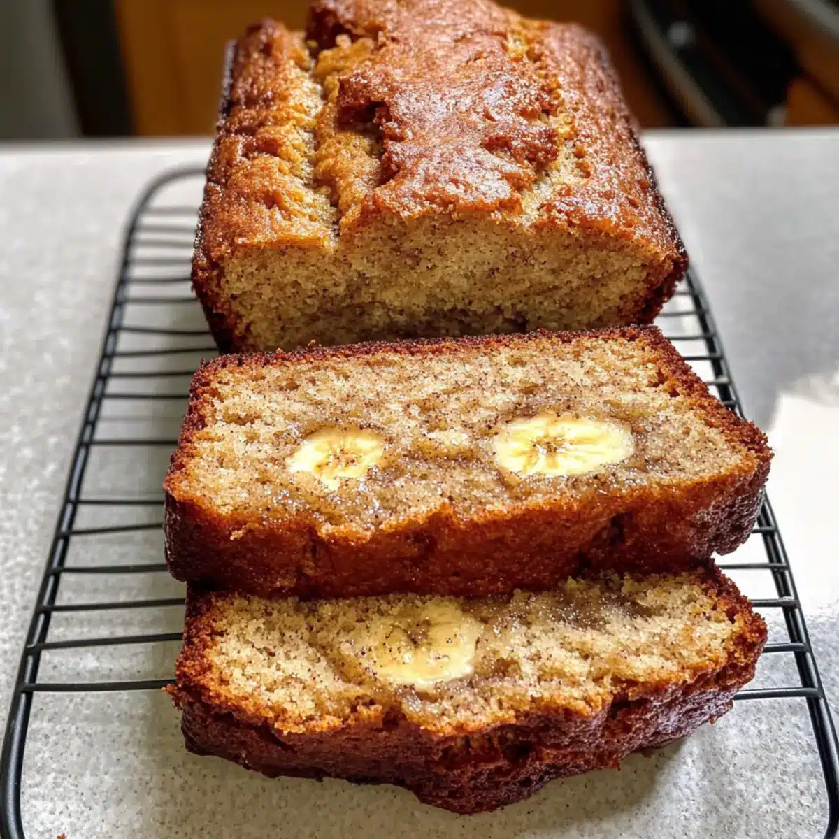 Hüttenkäse Bananenbrot
