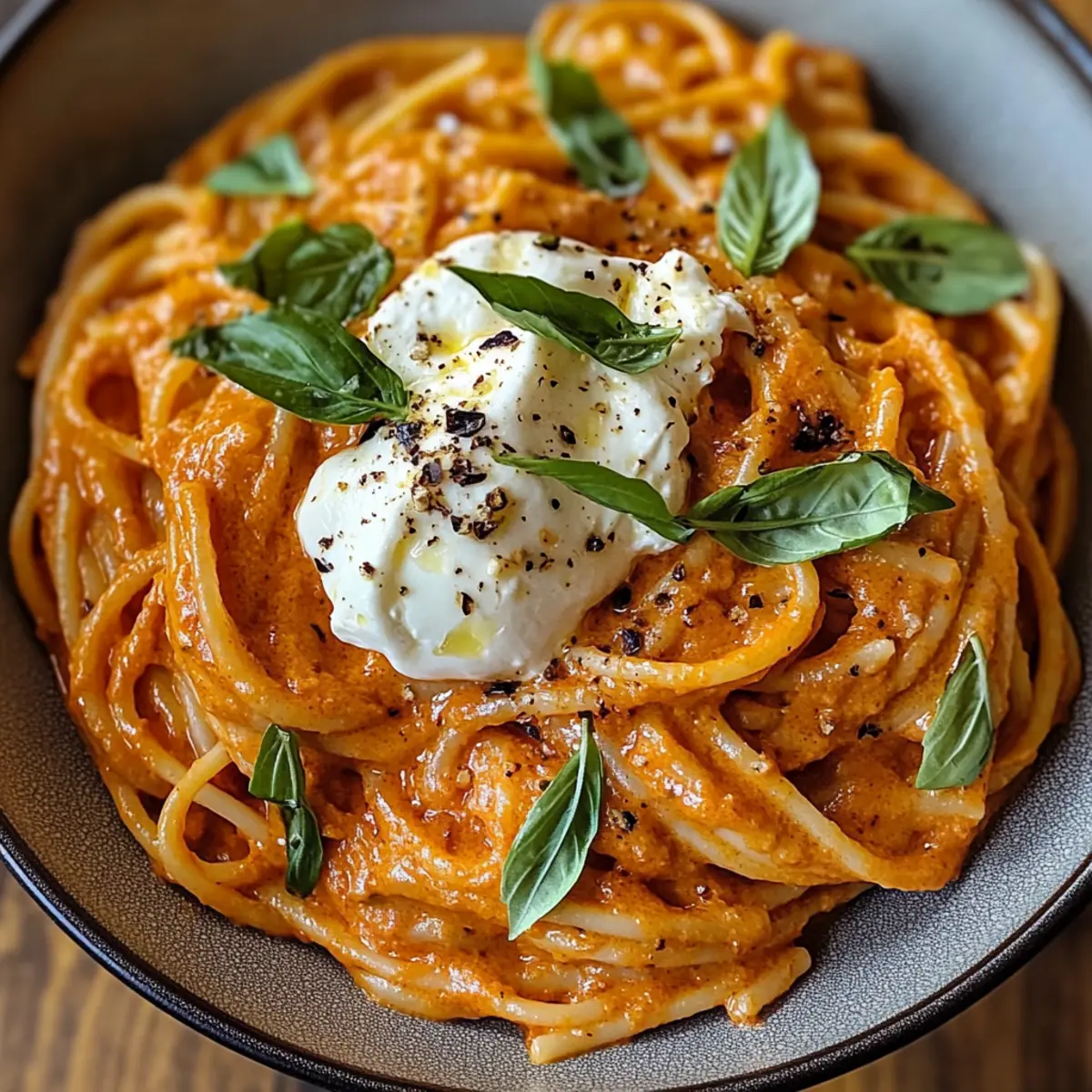 Rote Paprika Pasta