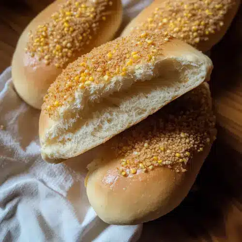 Sauerteig-Discard-Hoagie-Brötchen
