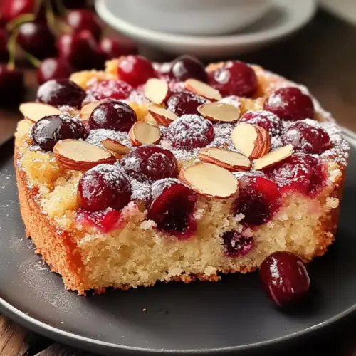 Kirsche Mandel Kuchen