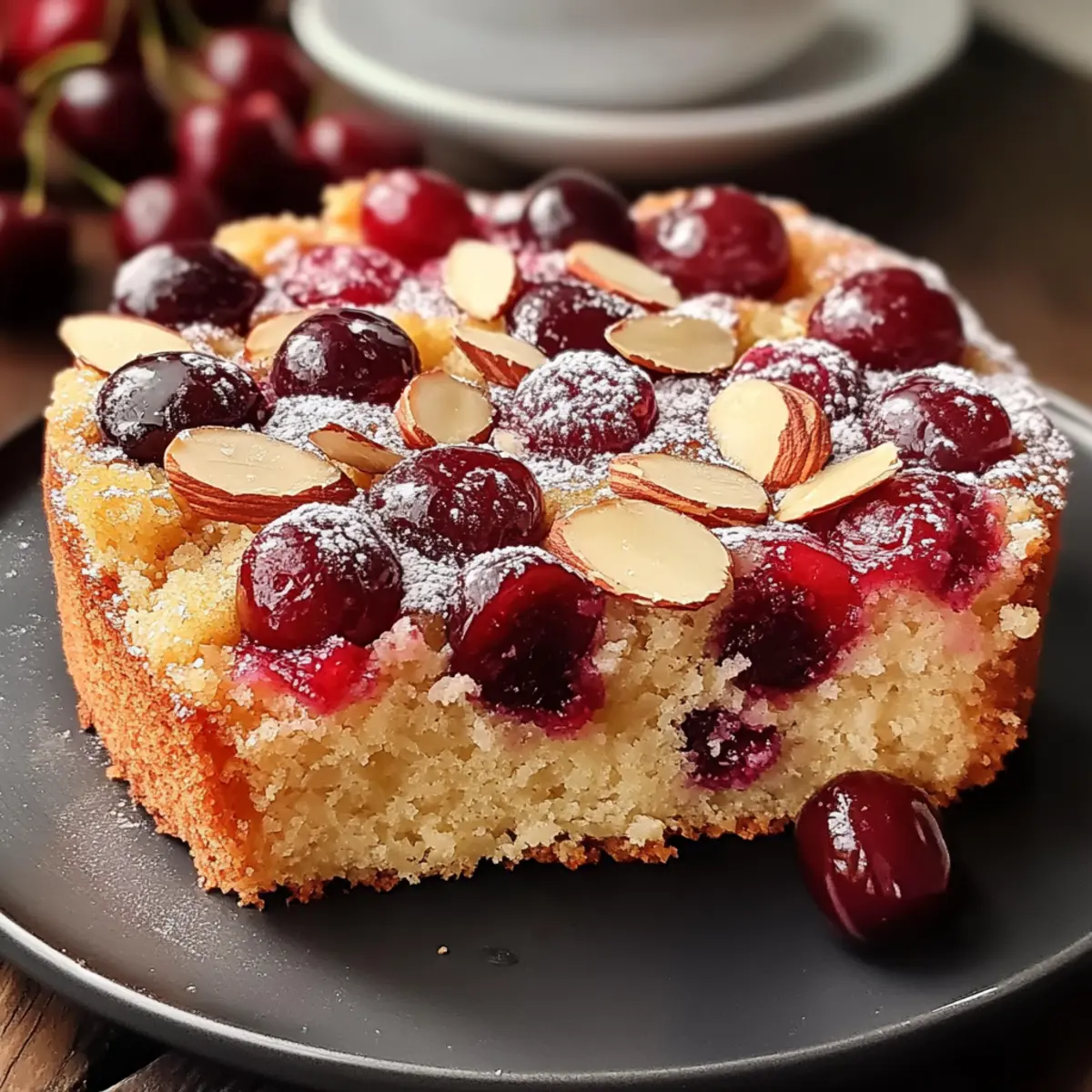 Kirsche Mandel Kuchen