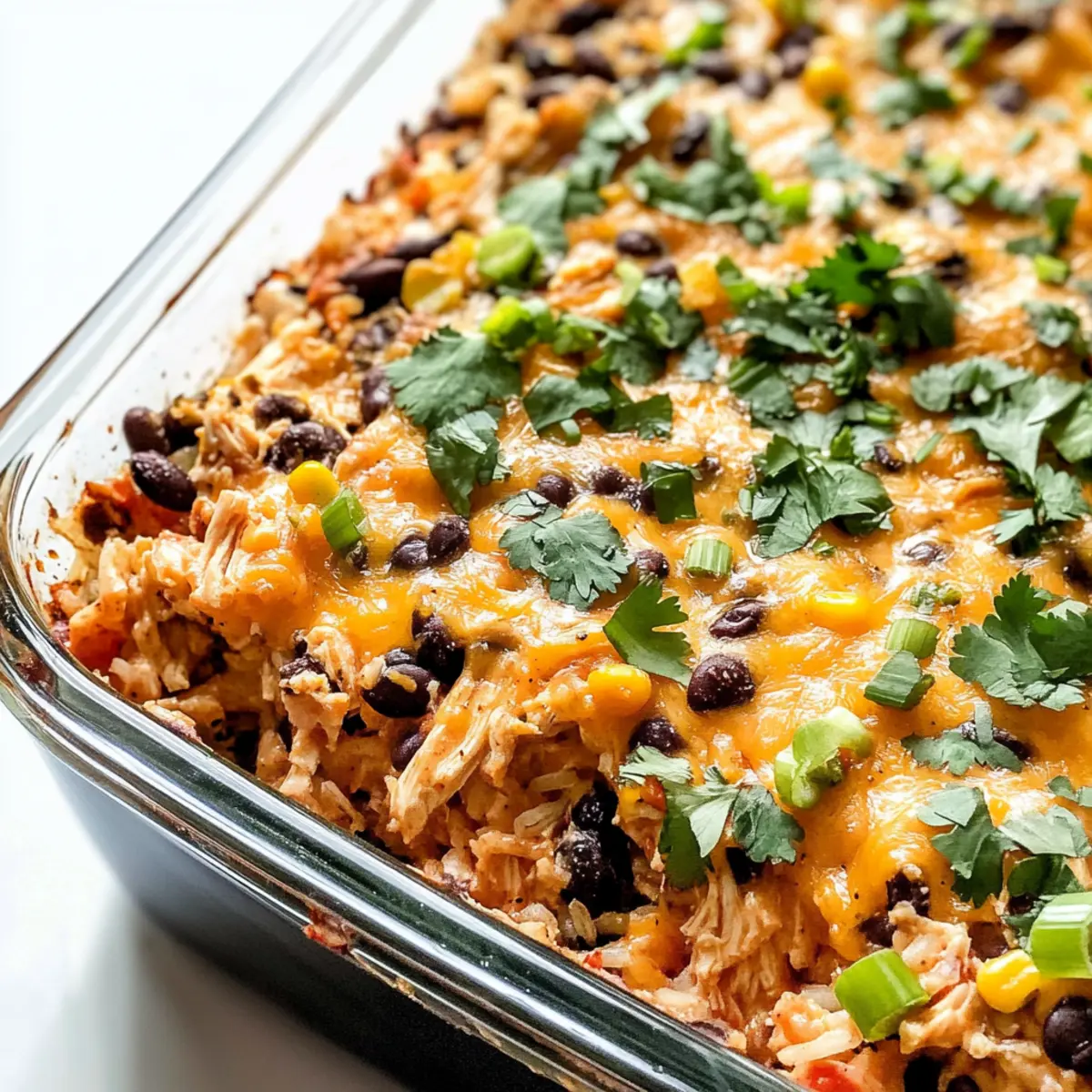 Hühnchen Burrito Auflauf