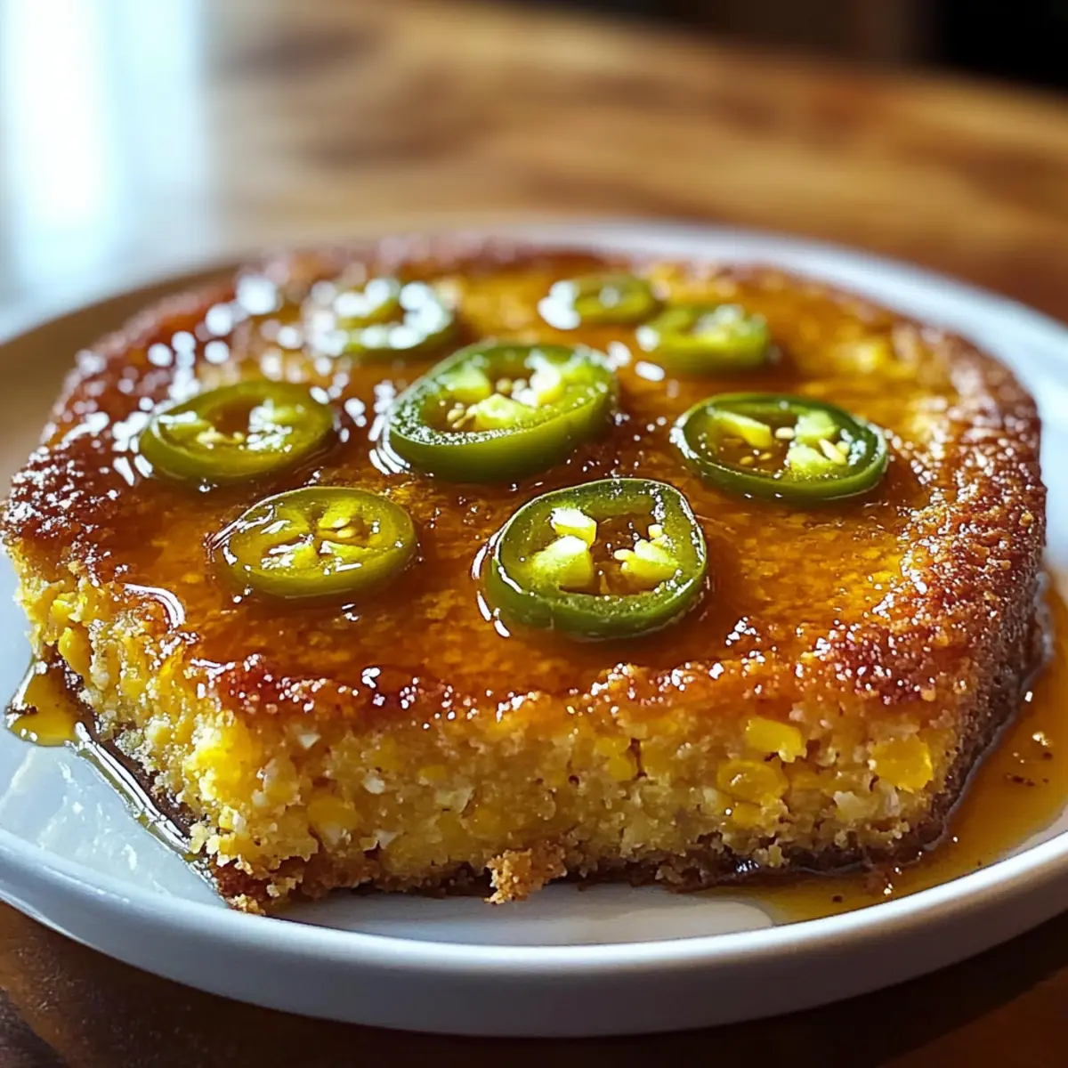 Honig Jalapeño Maisbrot