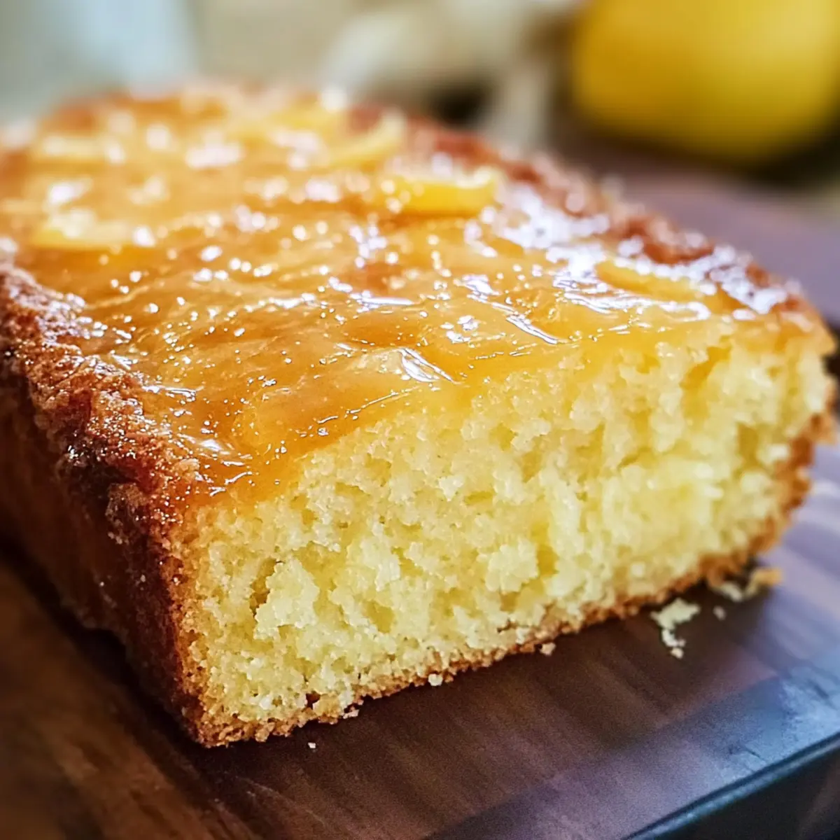 Sauerteig Zitronenkuchen