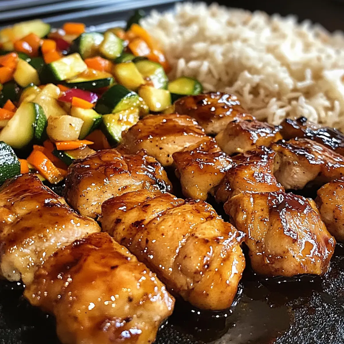 Blackstone Hibachi Hähnchen