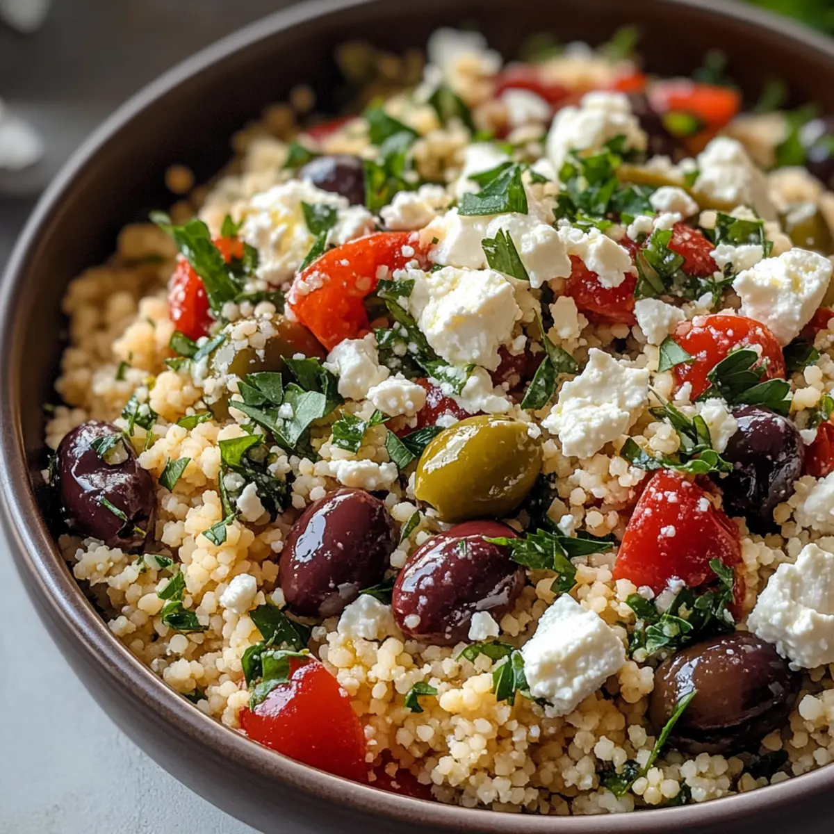 Couscous Olive Feta