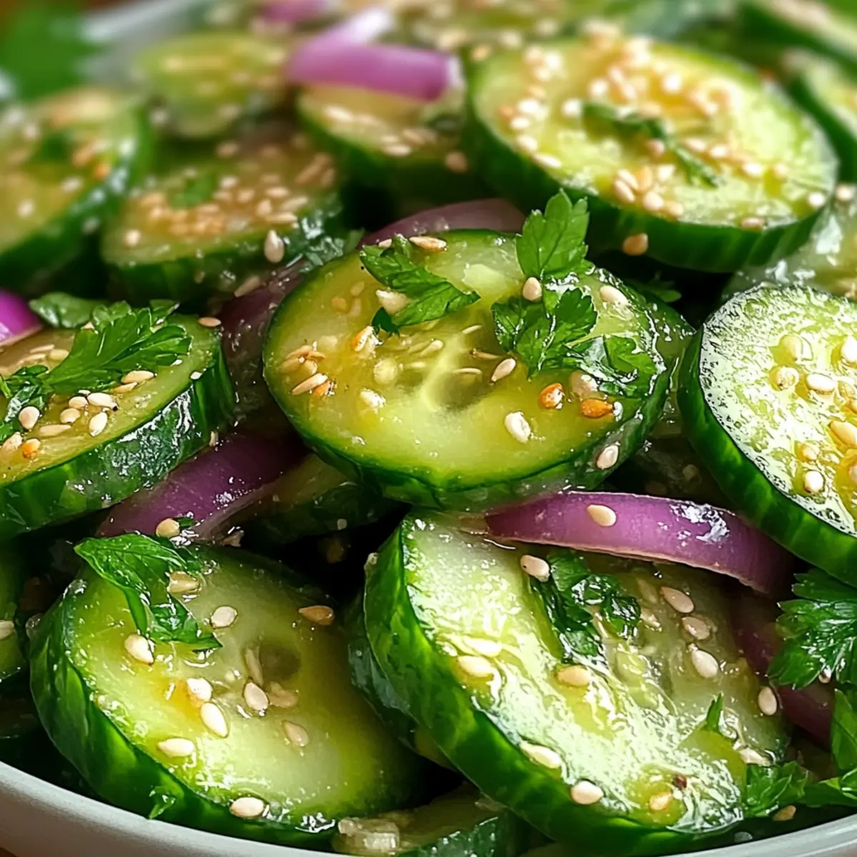 Knoblauch Gurkensalat
