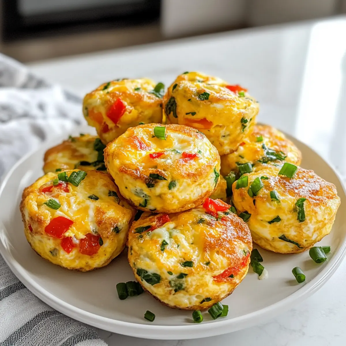 Hohe Protein Hüttenkäse Eier Bissen