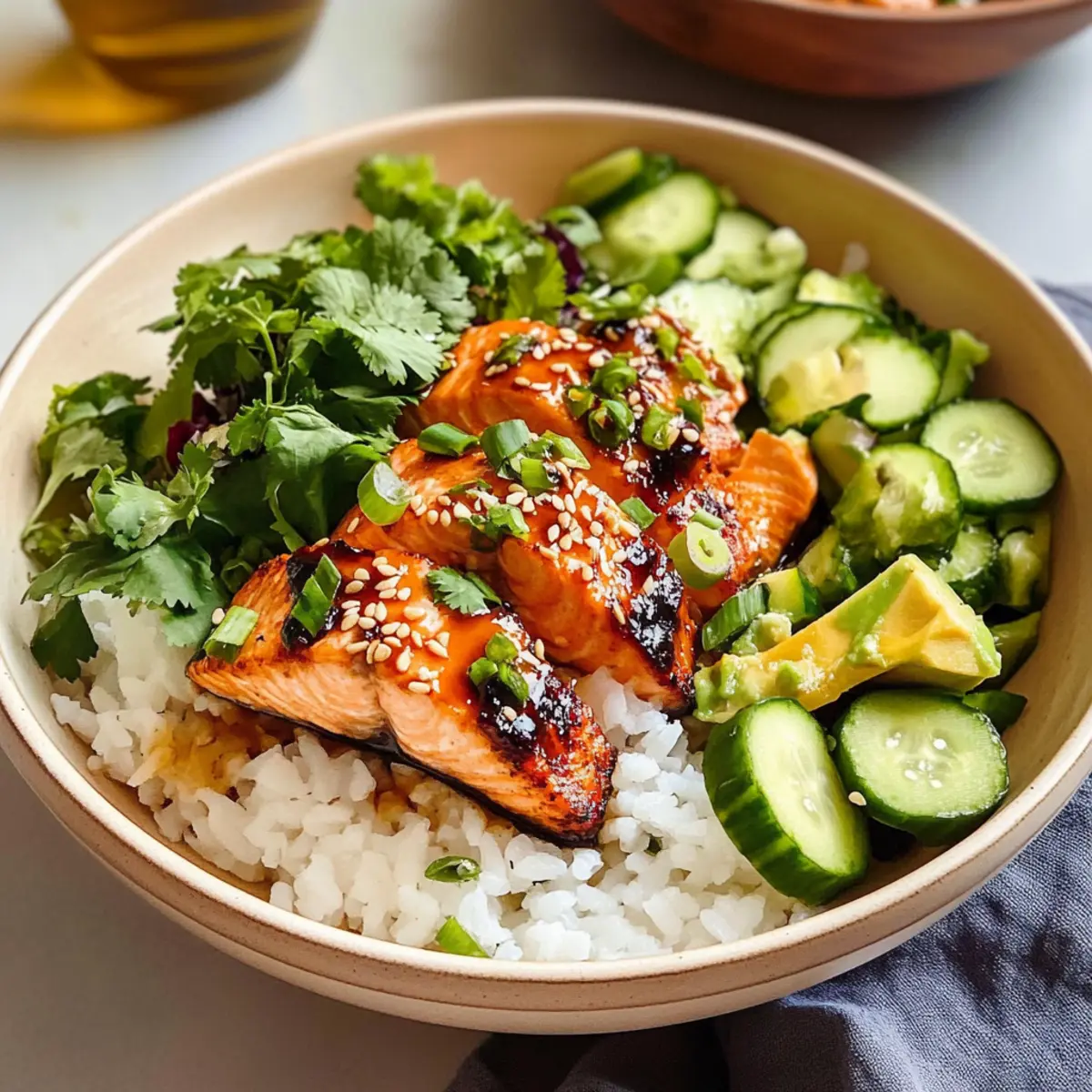 Honigglasierte Lachs