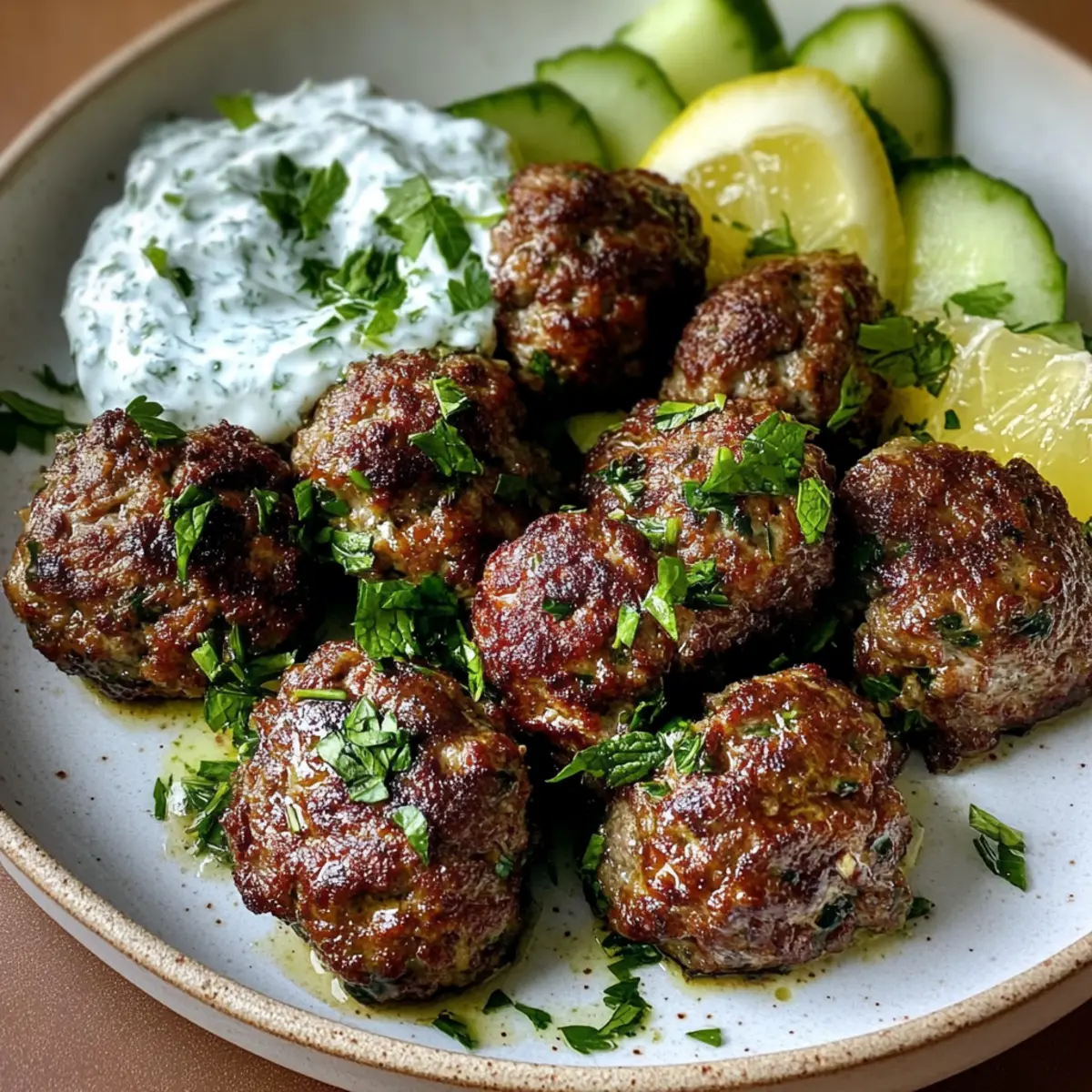 Libanesische Kofta-Fleischbällchen