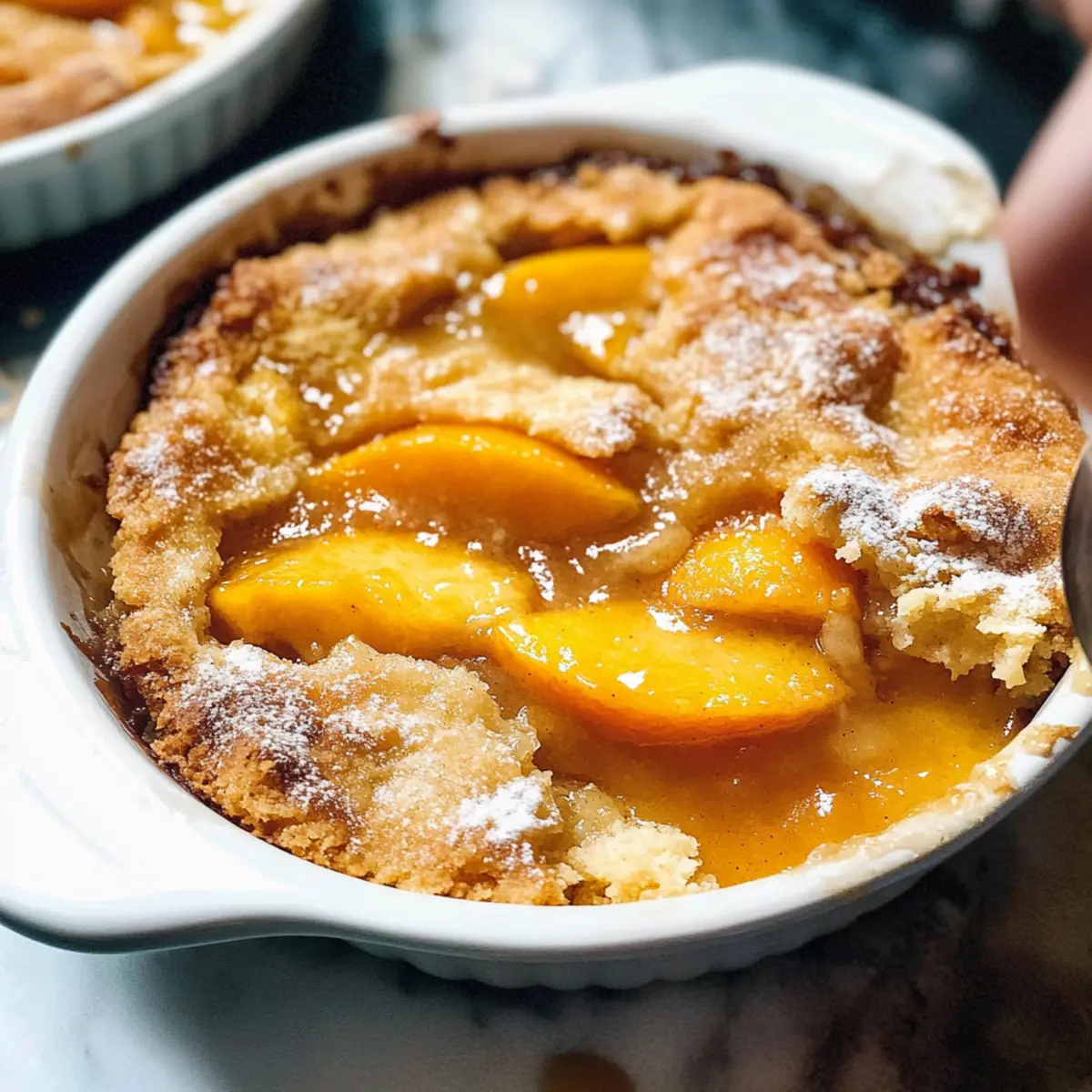 Pfirsichstreuselkuchen
