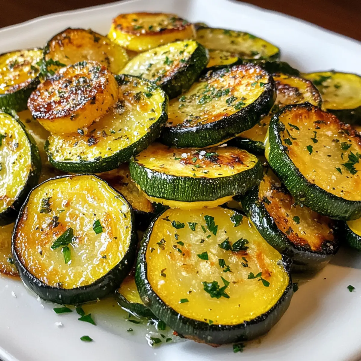 Geröstete Zucchini und Kürbis