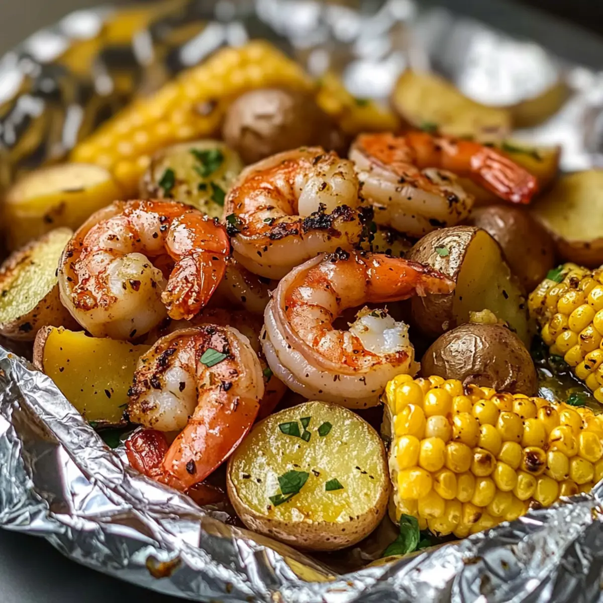 Würzige gegrillte Garnelen