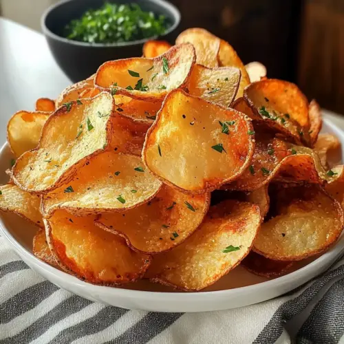Luftfritteuse Kartoffelchips