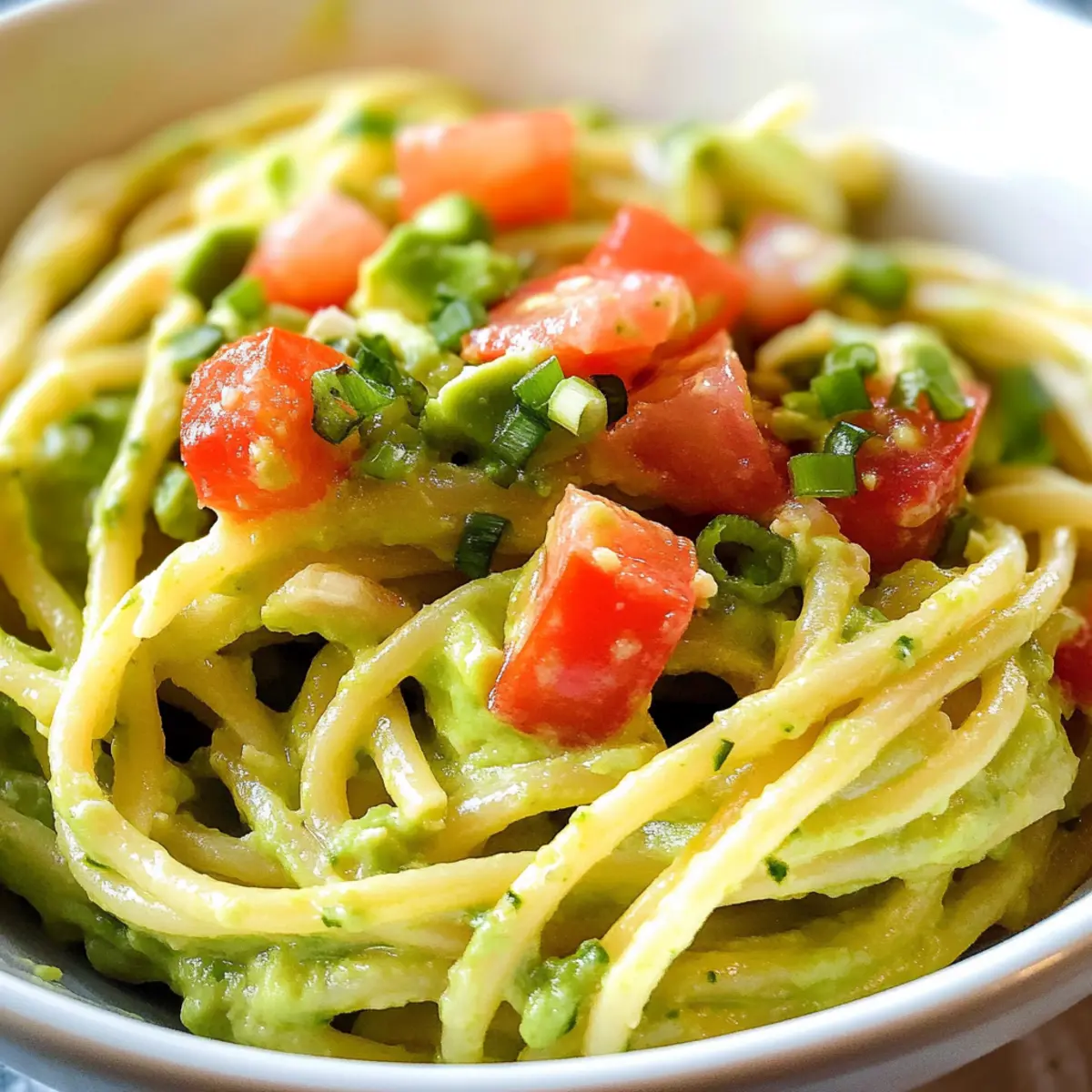 Schnelle Einfache Avocado Pasta